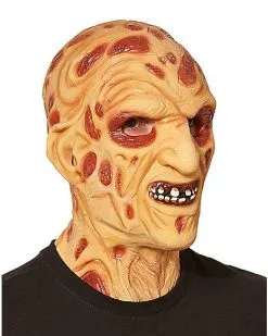 Vinyl Freddy Krueger Full Mask - A Nightmare On Elm Street -Cheap Spiritual Halloween Store 00660258 c