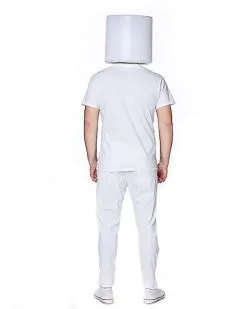 Light-Up LED Marshmello Full Mask -Cheap Spiritual Halloween Store 01461631 e