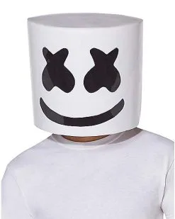 Adult Mesh Marshmello Half Mask
