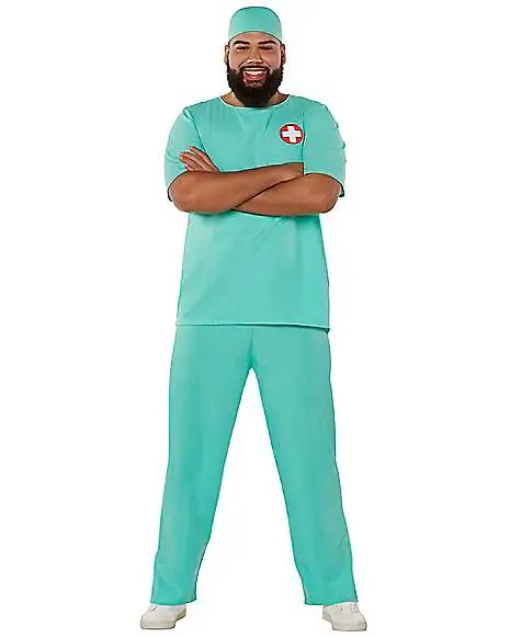 Adult ER Surgeon Plus Size Costume 1 Adult ER Surgeon Plus Size Costume