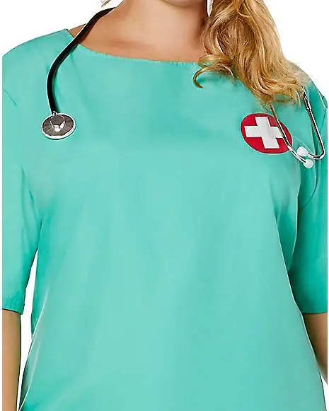 Adult ER Surgeon Plus Size Costume 6 Adult ER Surgeon Plus Size Costume - Image 6