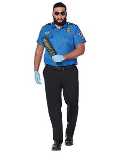 Adult Airport Security Plus Size Costume