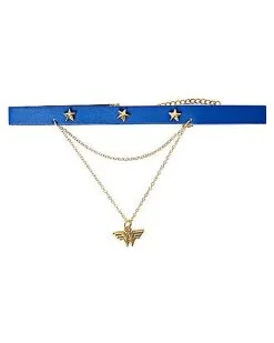 Wonder Woman Shield Choker Necklace