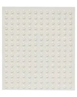 White Press On Pearls