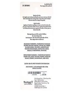 Black Cream Makeup And Setting Powder -Cheap Spiritual Halloween Store 01519149 c