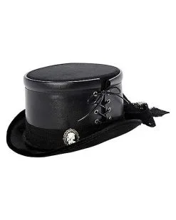 Black Gothic Top Hat