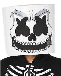 Adult Skeleton Marshmello Costume 5 Adult Skeleton Marshmello Costume -Cheap Spiritual Halloween Store 01552330 d
