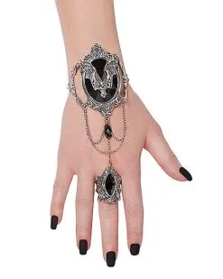 Vampire Bat Hand Chain