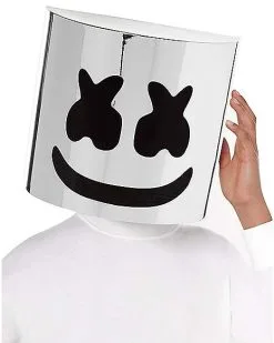 Kids Chrome Marshmello Half Mask