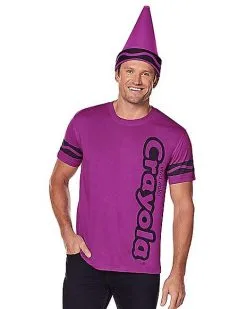 Vivid Violet Crayon Costume Kit - Crayola